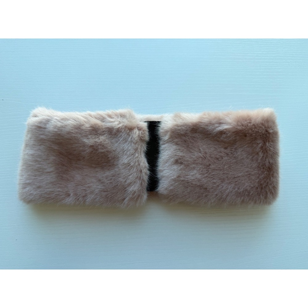 H&M Faux Fur Headband Ear‎ Warmer Dusty Rose Mauve One Size